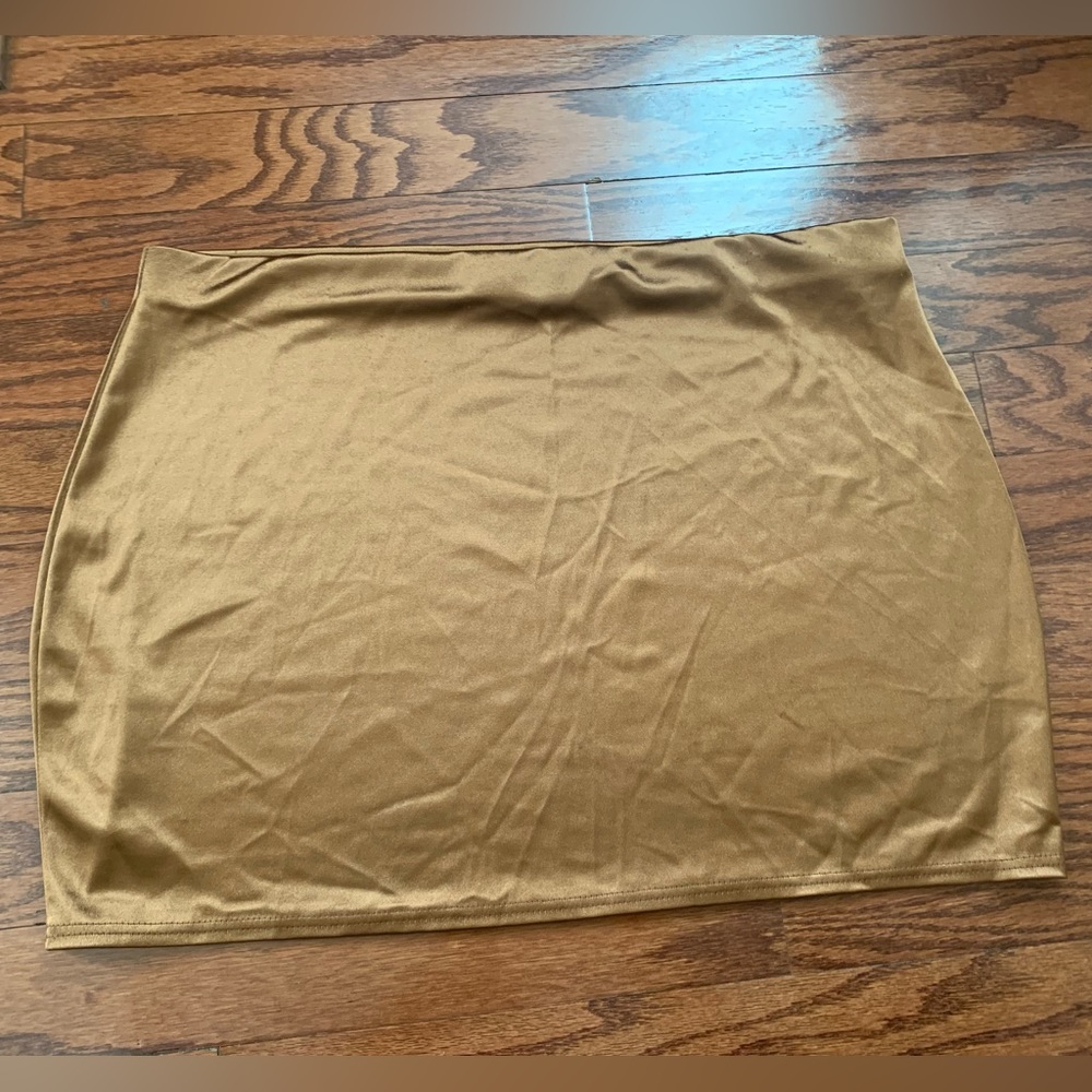 Madrag Brown Short Pencil Skirt Size 3XL